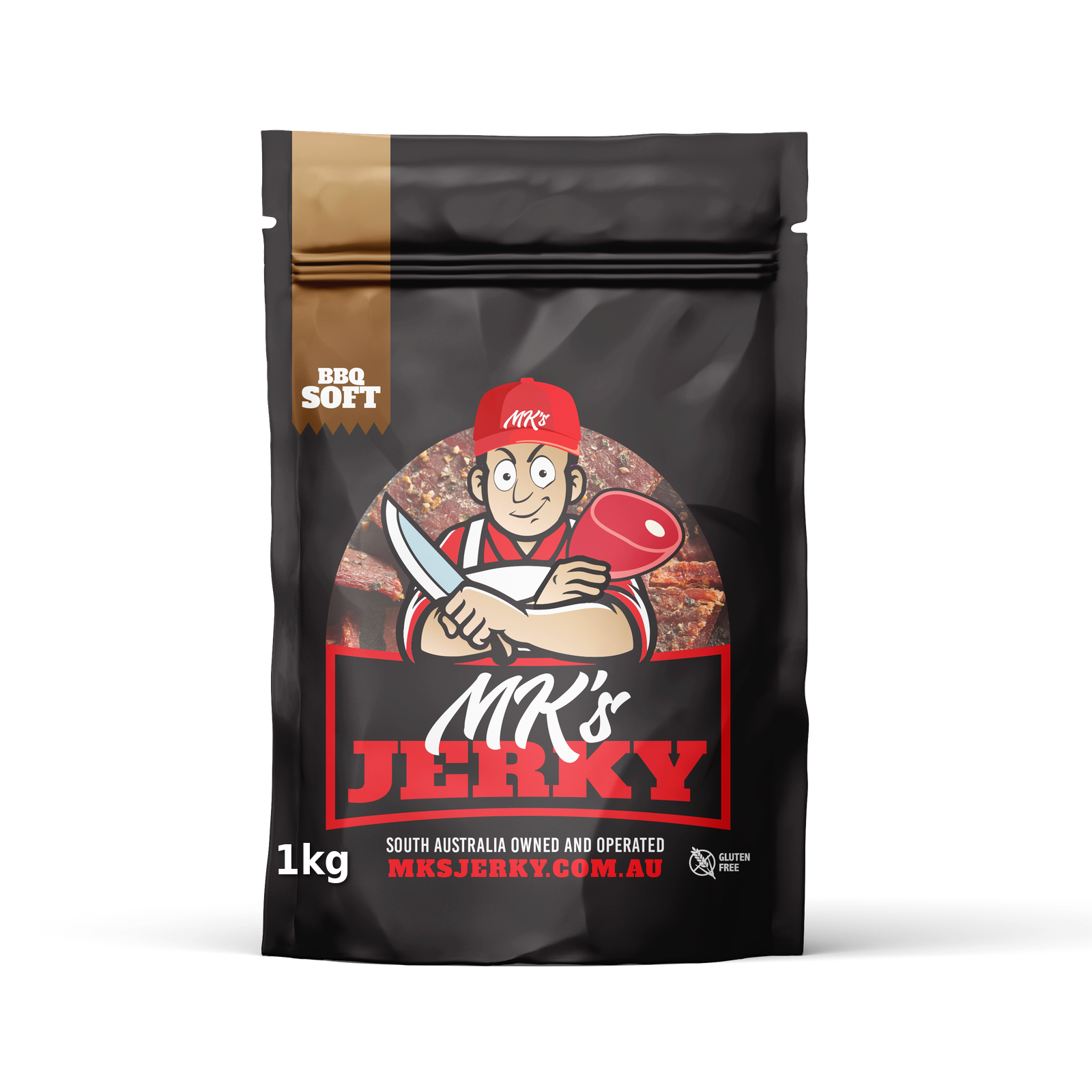 MK's Soft BBQ Beef Jerky 1kg