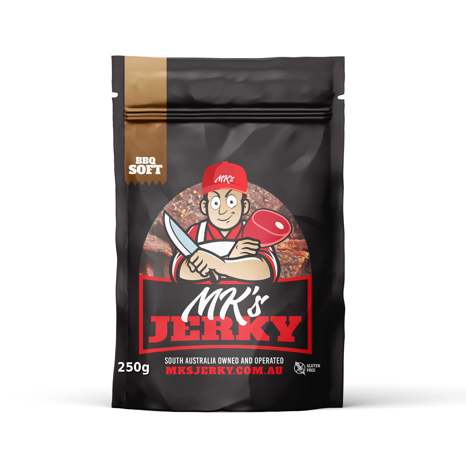 MK's Soft BBQ Beef Jerky 250g