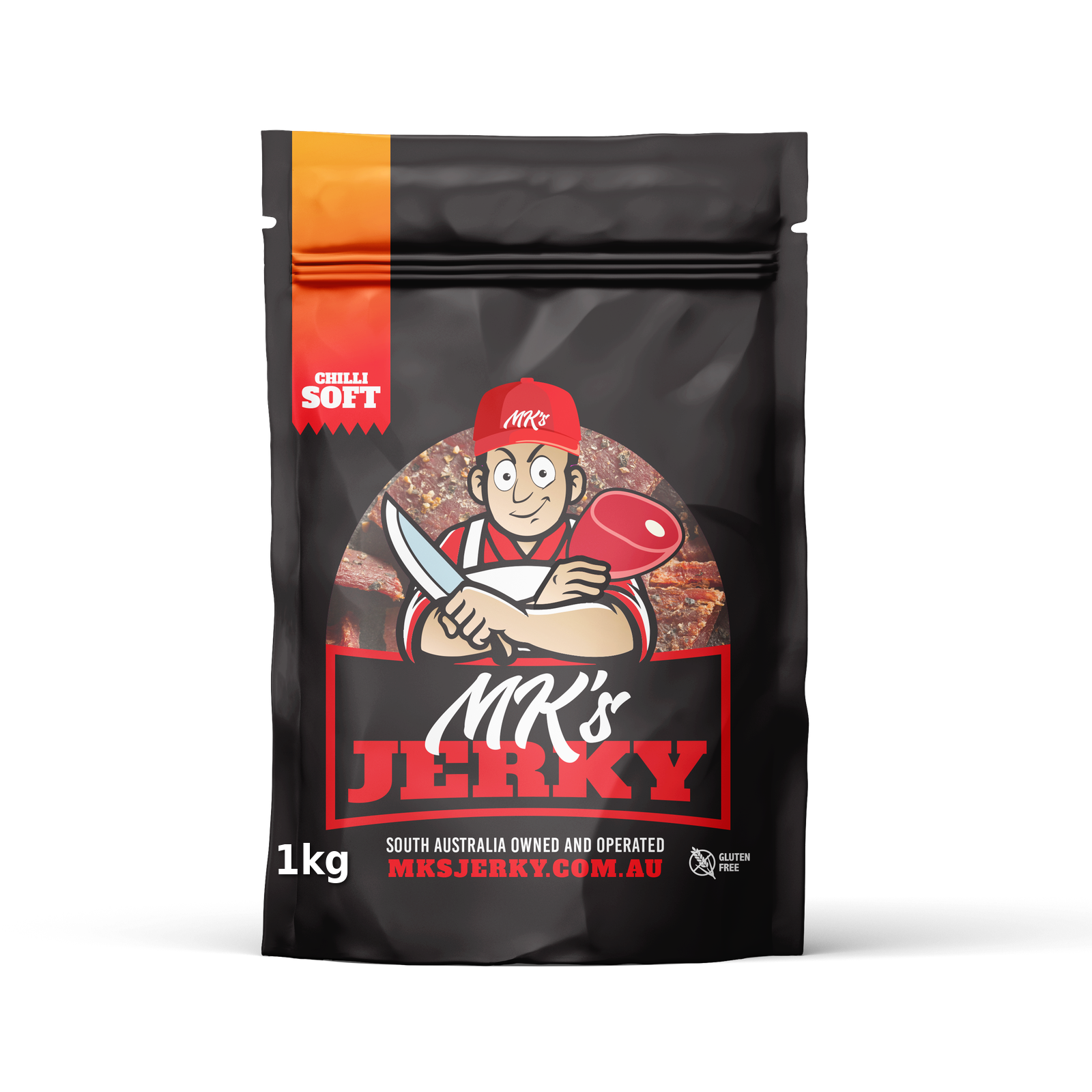 MK's Soft Chilli Beef Jerky 1kg